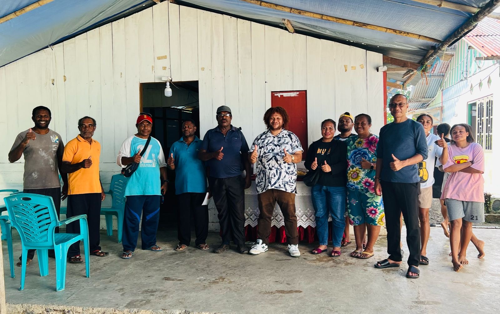 Senator PFM Sumbang Pembangunan Gereja GPI Jalan Suci di Saoka, Kota Sorong
